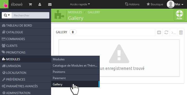 Configure the module